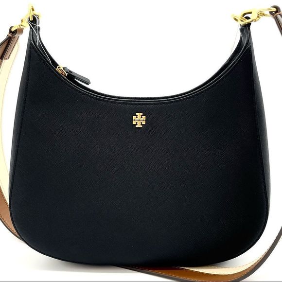 Tory Burch Handbags - TORY BURCH Women's Designer Handbag Emerson Swingpack Leather Black NWT